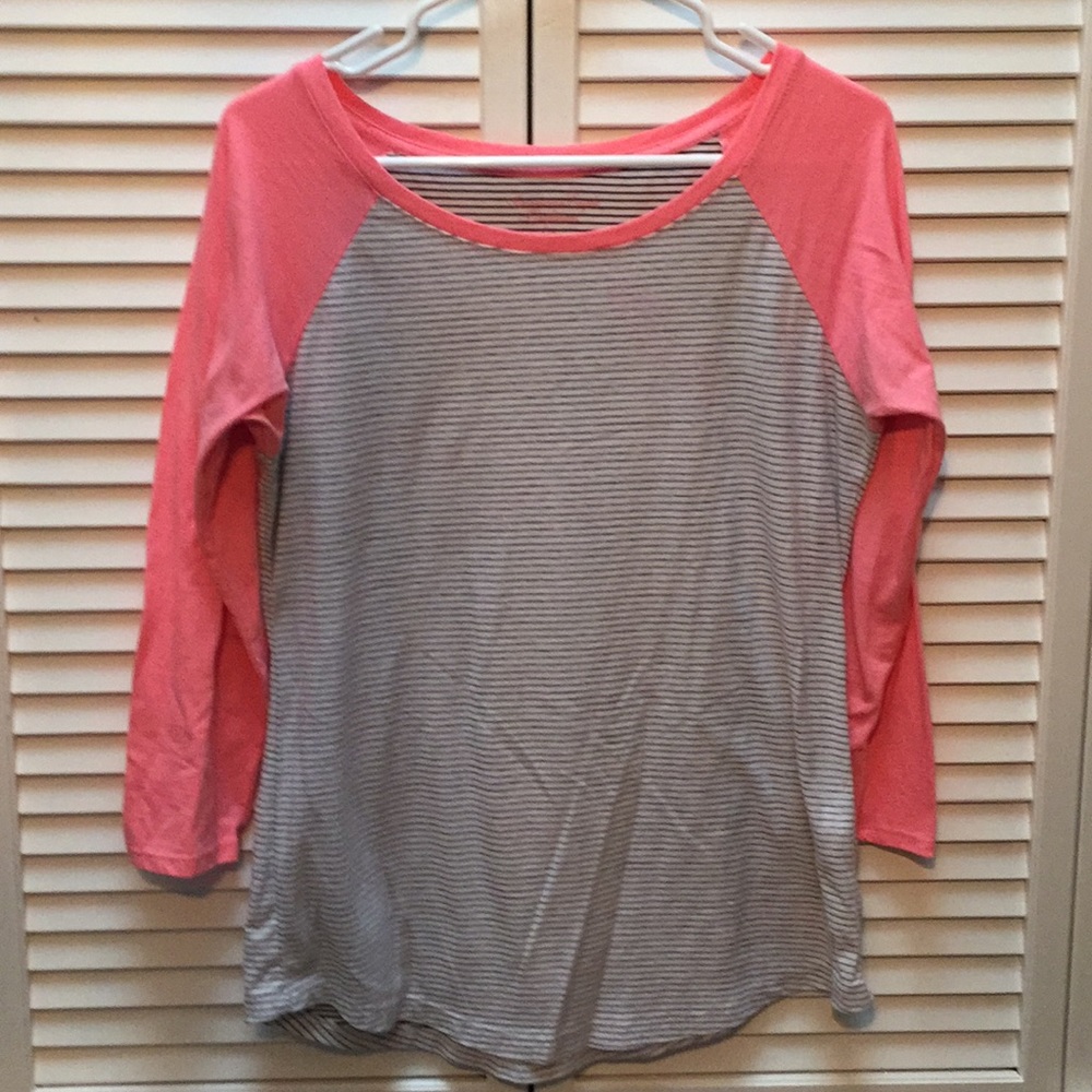 America Eagle 3/4 sleeve baseball tee